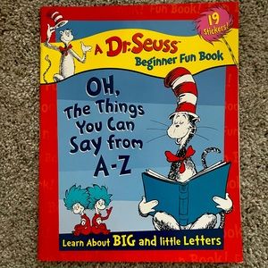 Dr Seuss alphabet work book